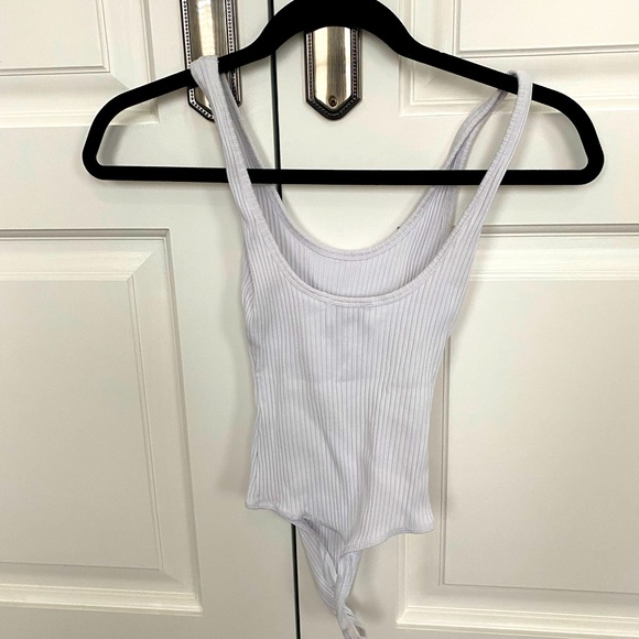 Wilfred retro ribbed scoop neck body suit size XXS - Picture 2 of 2
